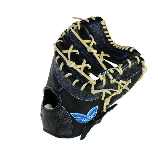 ソフトボール用|ファーストミット|地牛×型押し|013型|Glom定番31|型付済