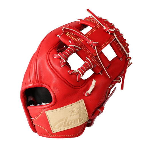 硬式グラブ│女子選手向け│G-Lioness│内野用│301型│レッドオレンジ|型付済