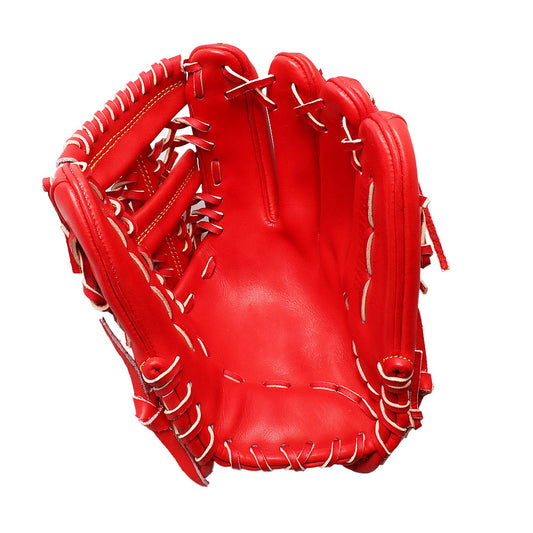 硬式グラブ│女子選手向け│G-Lioness│外野用│308型│レッドオレンジ|型付済