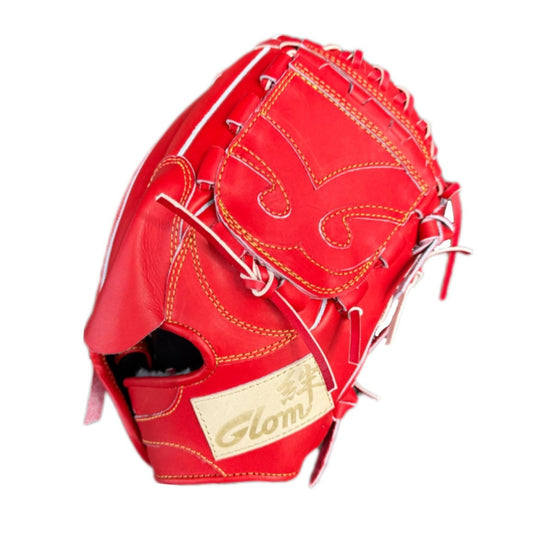 硬式グラブ│女子選手向け│G-Lioness│投手用│311型│レッドオレンジ|型付済