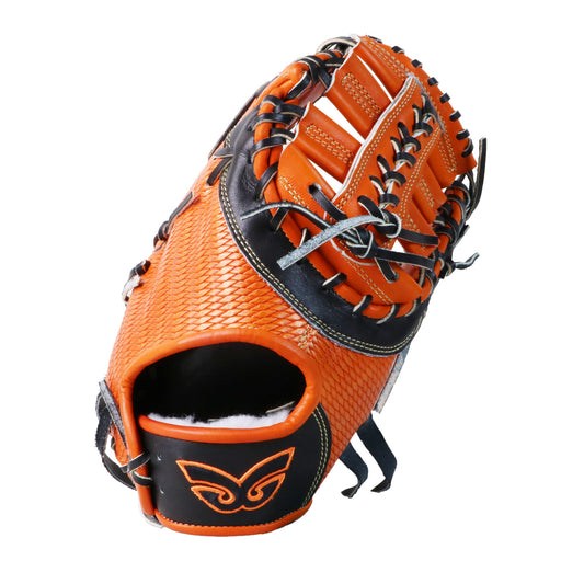 硬式用|ファーストミット|013型|地牛×ブルメッシュ|Glom定番35|参拾伍