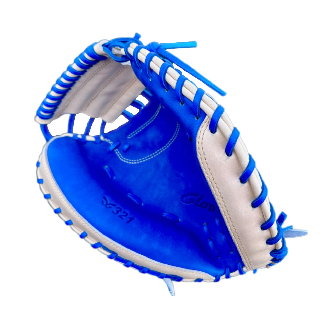 軟式用｜キャッチャーミット│女子選手向け│G-Lioness│321型│ブルー｜型付済